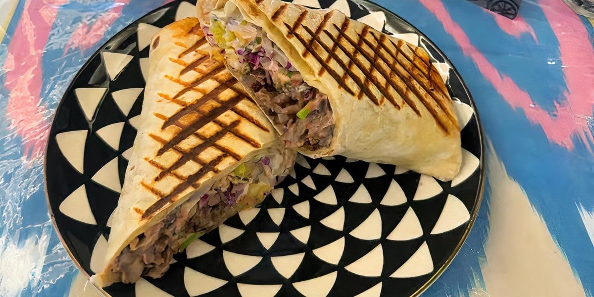Beef shawerma wrap