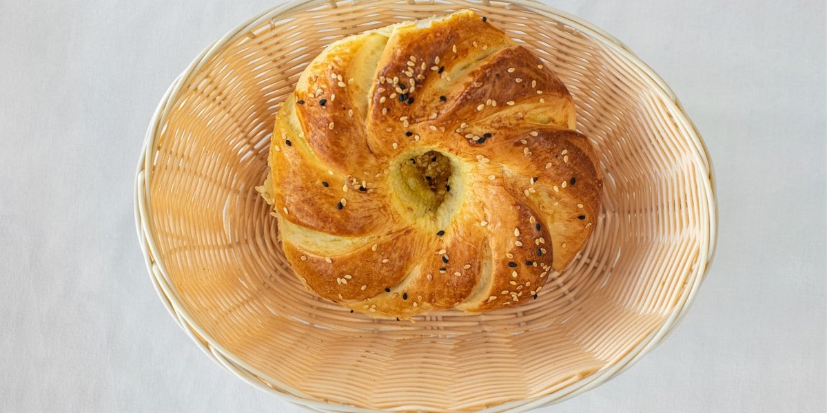 Fresh-baked bread