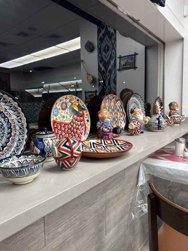 Hand-painted ceramics and figurines inside Grandma's Secret